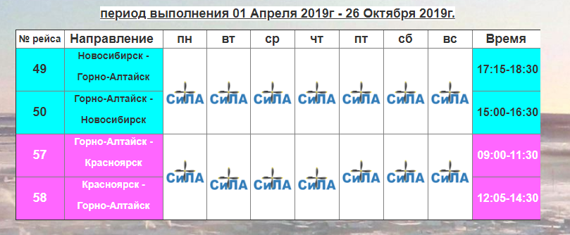 Кемерово горно алтайск расписание